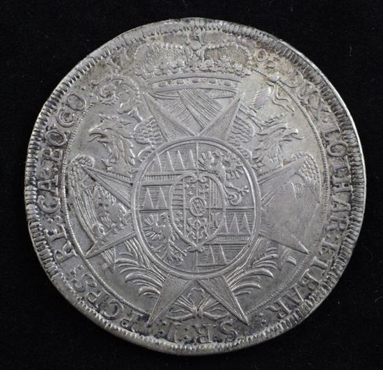 Austrian States - Olmutz, Karl III Josef thaler, 1705, Good VF